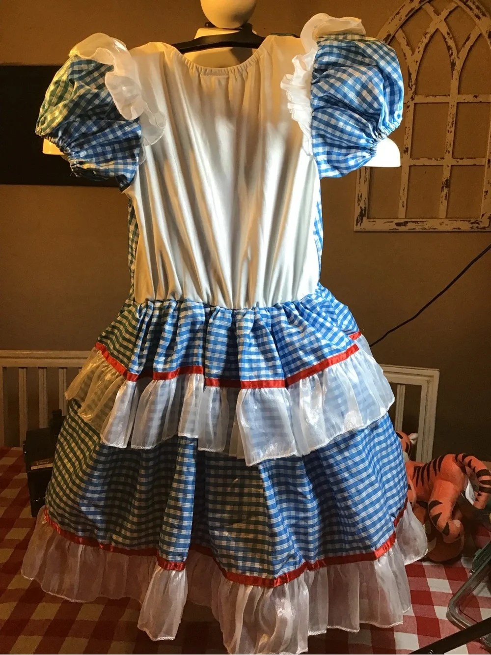 Wizard of oz Dorothy tween halloween costume dress size 6/8